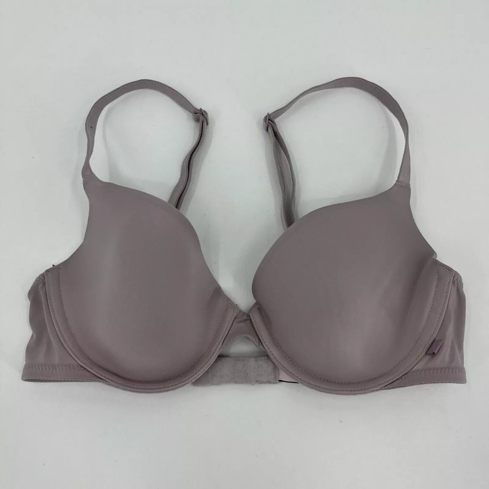Victoria's Secret Bra Women's Size 32C Purple Lined Demi Underwired Padded Strap